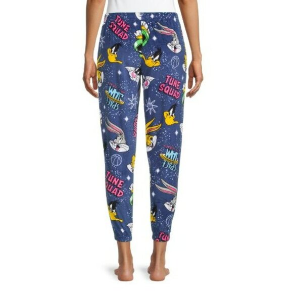 NEW Briefly Stated Women’s Space Jam Jogger Sleep Pants Warner Bros 3X (22W-24W) - Picture 1 of 2
